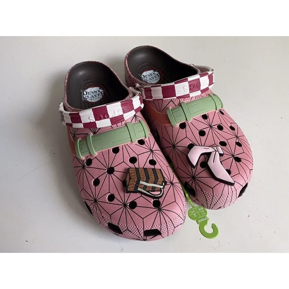 Crocs Demon Slayer Nezuko Pink Anime Classic Clog 209320-206 Men’s Sz 14 NEW